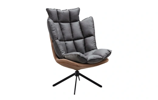 Кресло ESF DC‑1565G BROWN / Metal legs