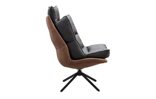 Кресло ESF DC‑1565G BROWN / Metal legs